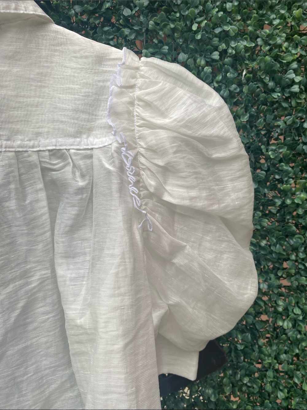 CQbyCQ blouse just beautiful size medium very roomy linen blend - Picture 8 of 8